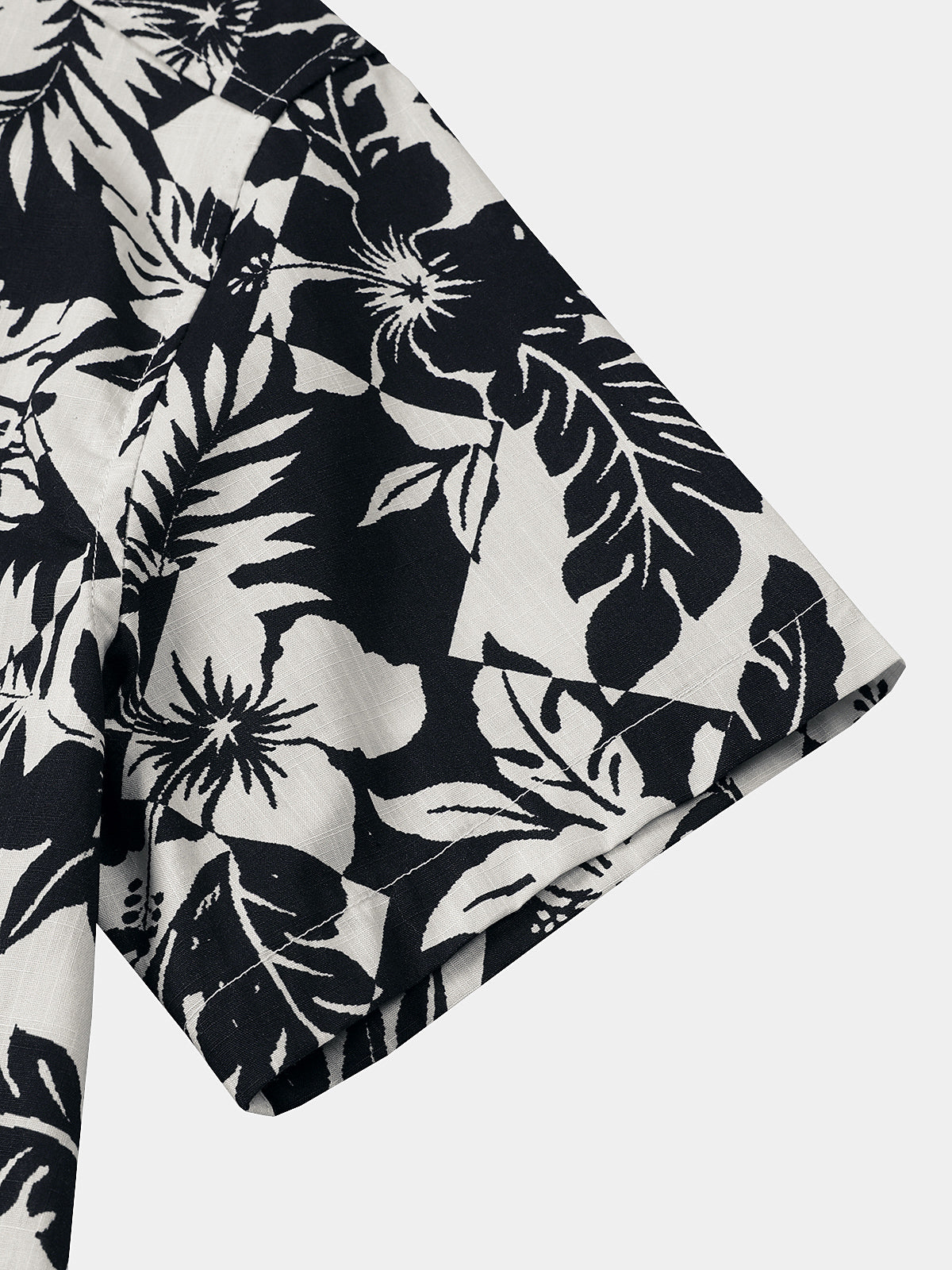 Men’s Cotton Cool Floral Short Sleeve Breathable Casual Beach Summer Shirt