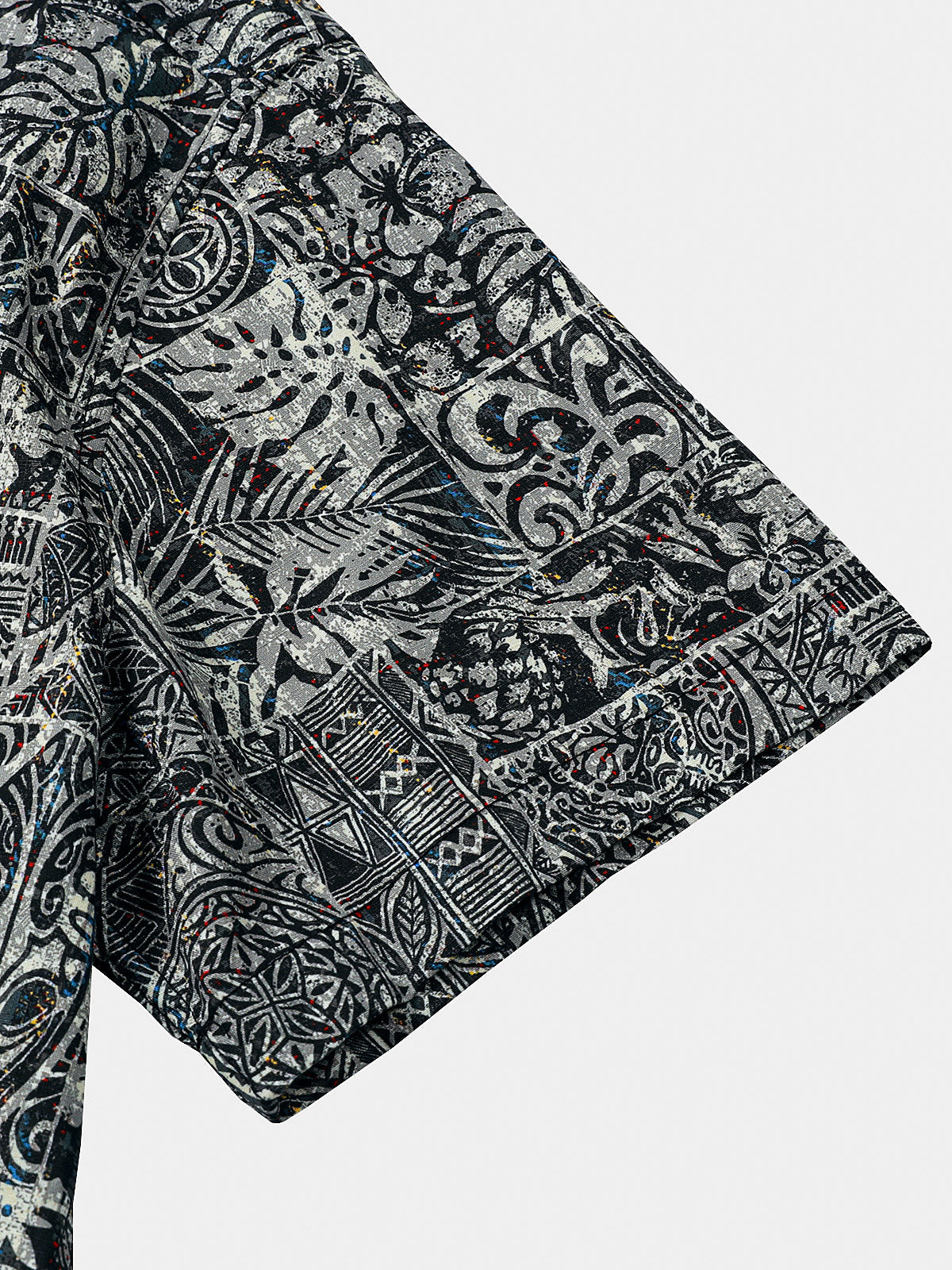 Men’s Boho Style Graphic Pattern Short Sleeve Breathable Cool Casual Shirt