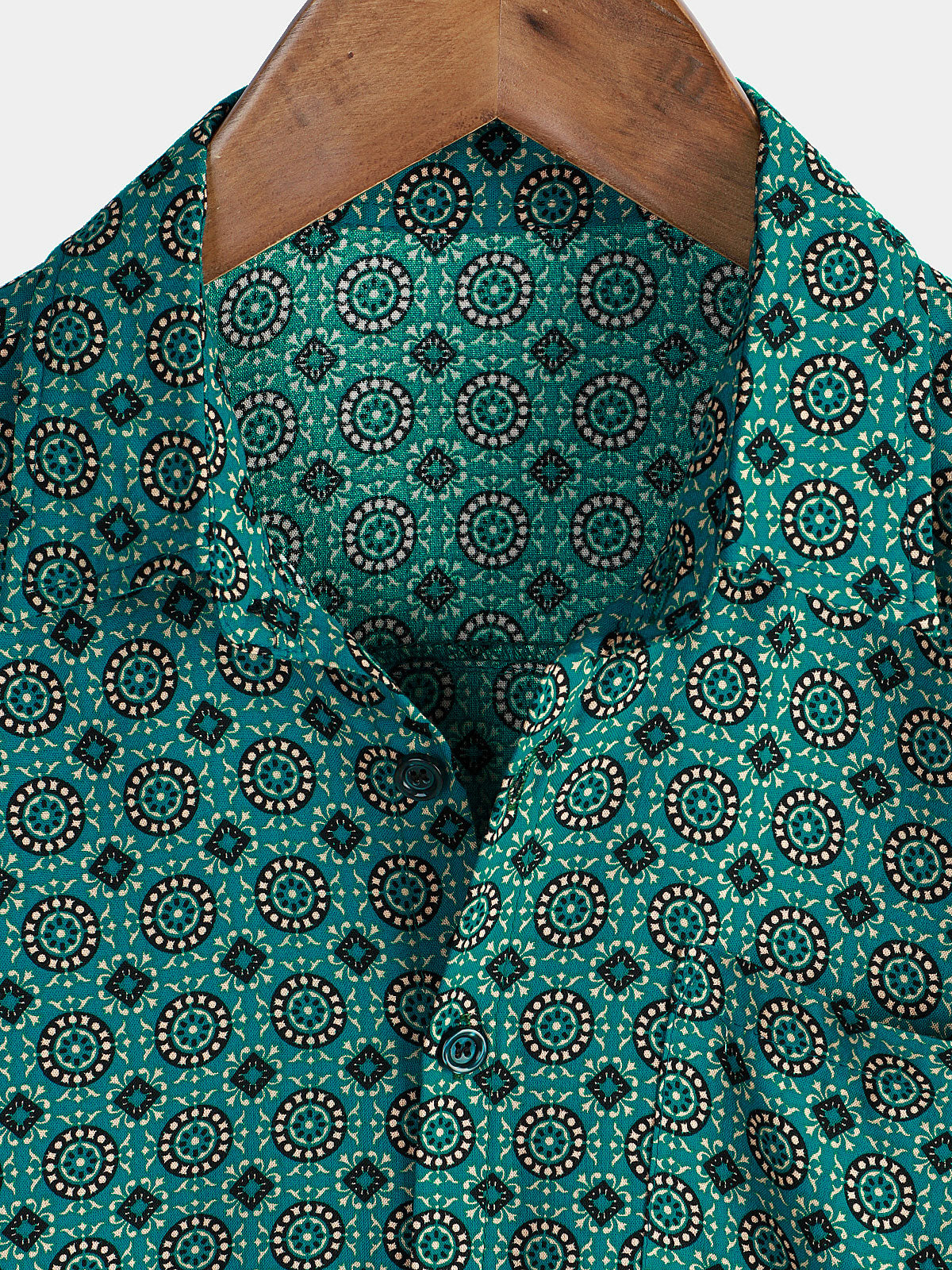Men's Button Up Vintage Summer Holiday Short Sleeve Shirt