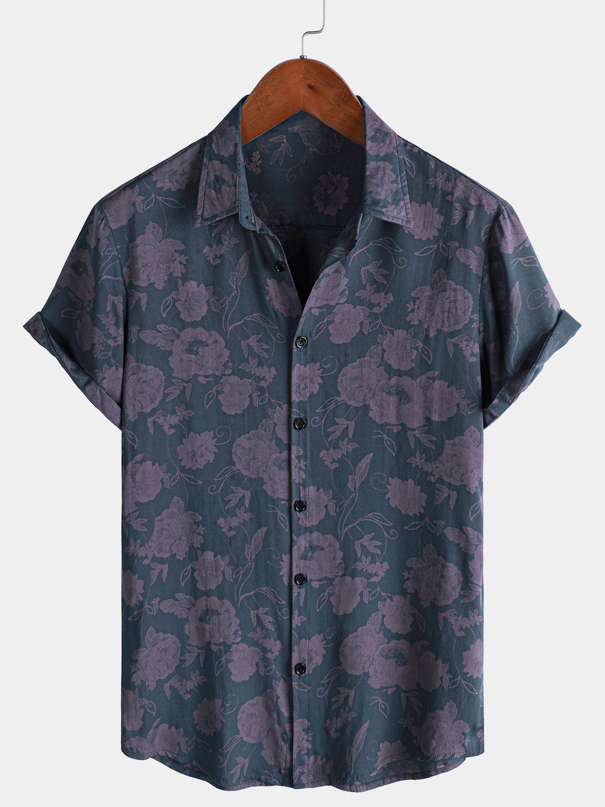 Men's Hawaiian Retro Summer Beach Short Sleeve Shirt