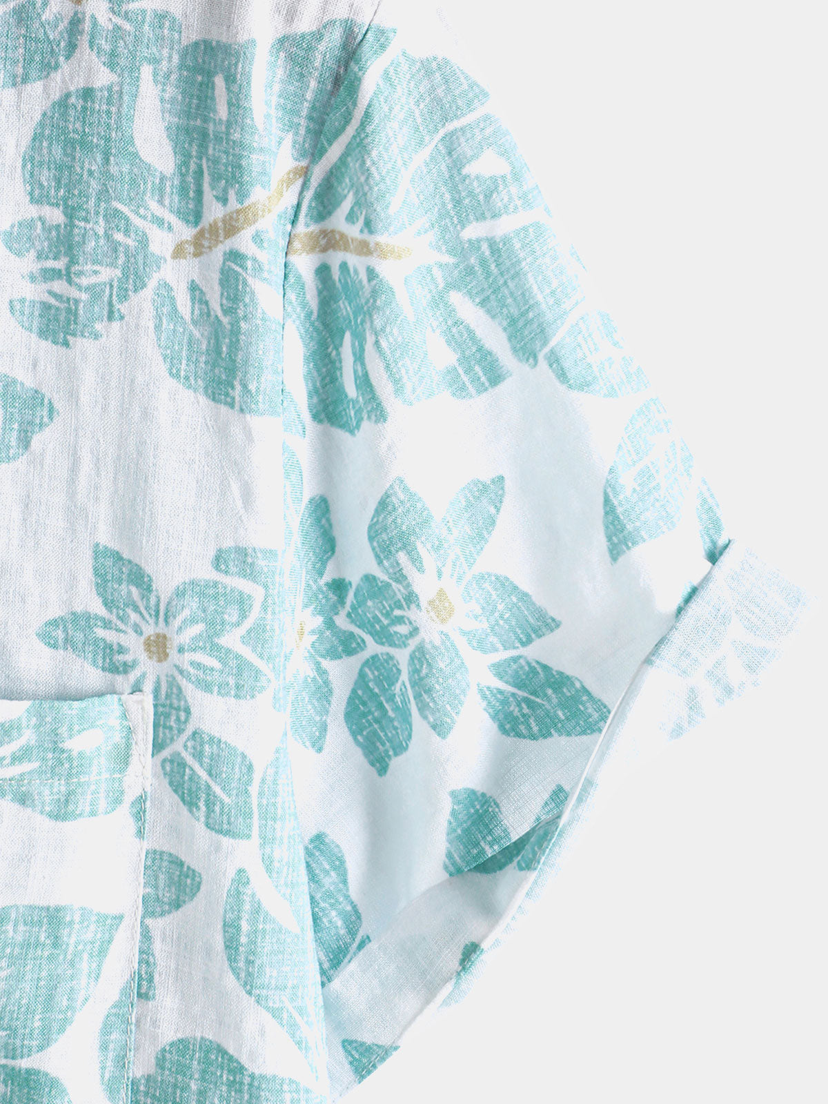 Men's Summer Floral Beach Hawaiian Short Sleeve Shirt