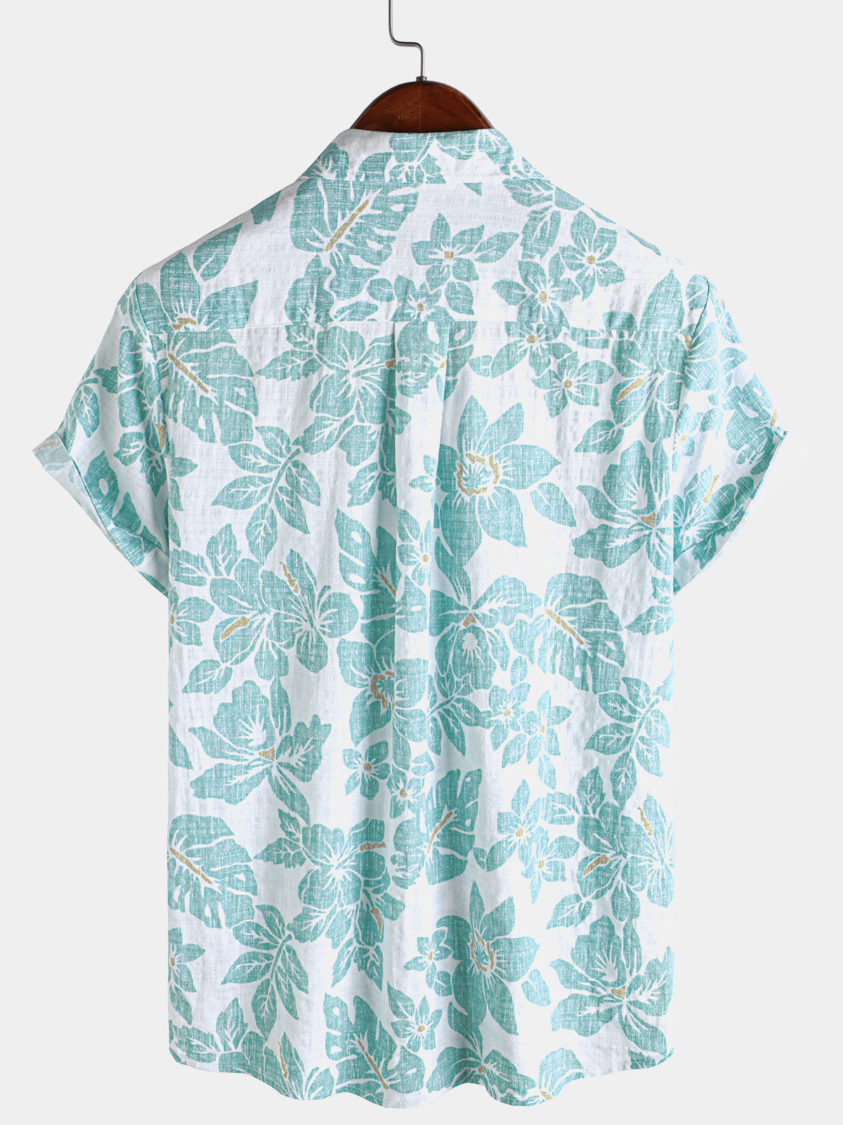 Men's Summer Floral Beach Hawaiian Short Sleeve Shirt