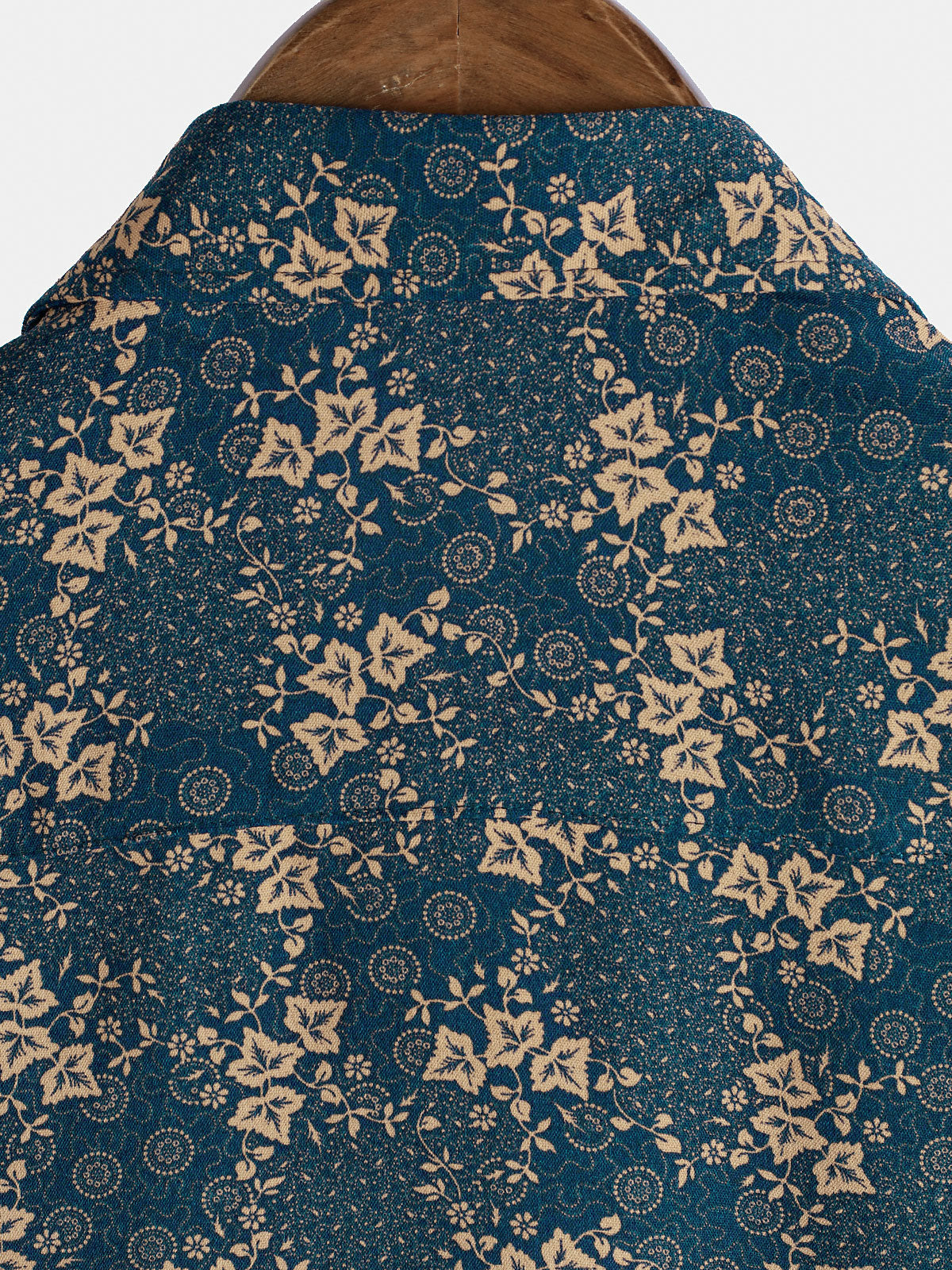 Men's Summer Retro Print Pocket Holiday Shirt