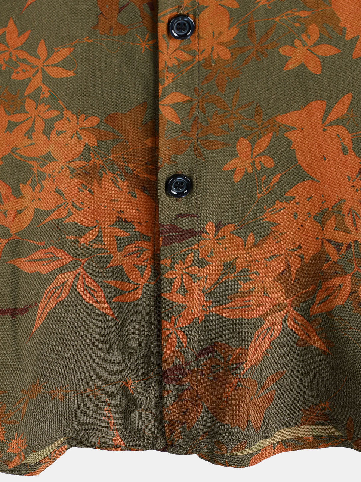 Men's Vintage Floral Holiday Short Sleeve Button Summer Beach Shirt