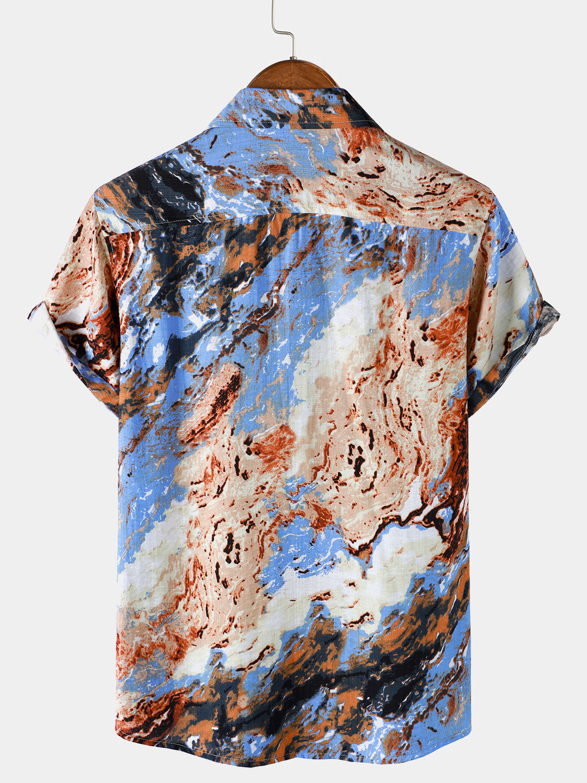 Men's Abstract Art Vacation Short Sleeve Shirt