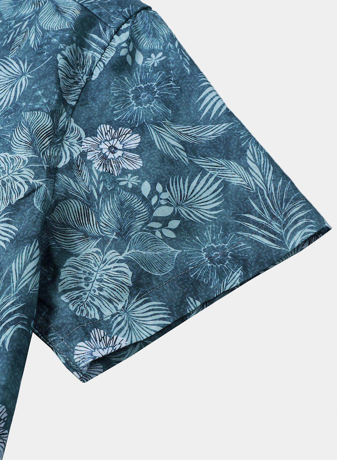 Men’s Tropical Floral Short Sleeve Lightweight Breathable Casual Shirt