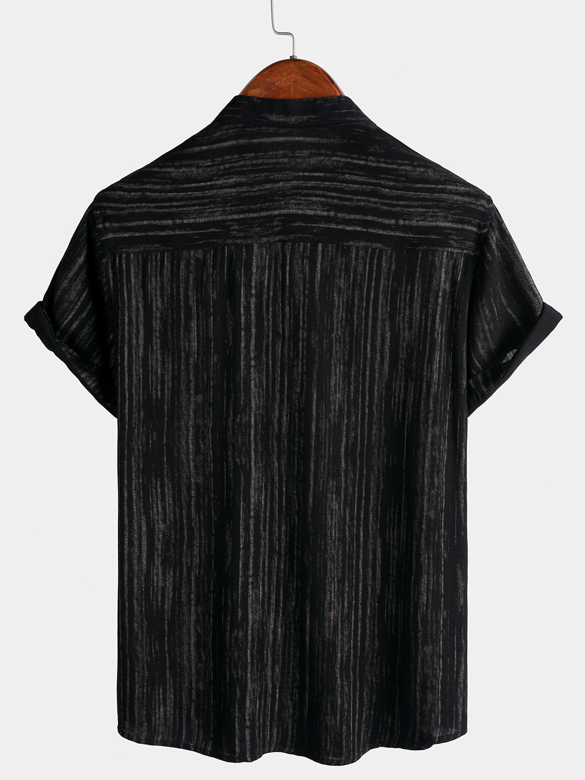 Men’s Everyday Casual Striped Short Sleeve Shirt
