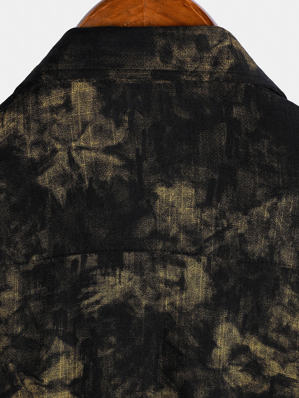 Men's Vintage Floral Black Breathable Vacation Short Sleeve Shirt