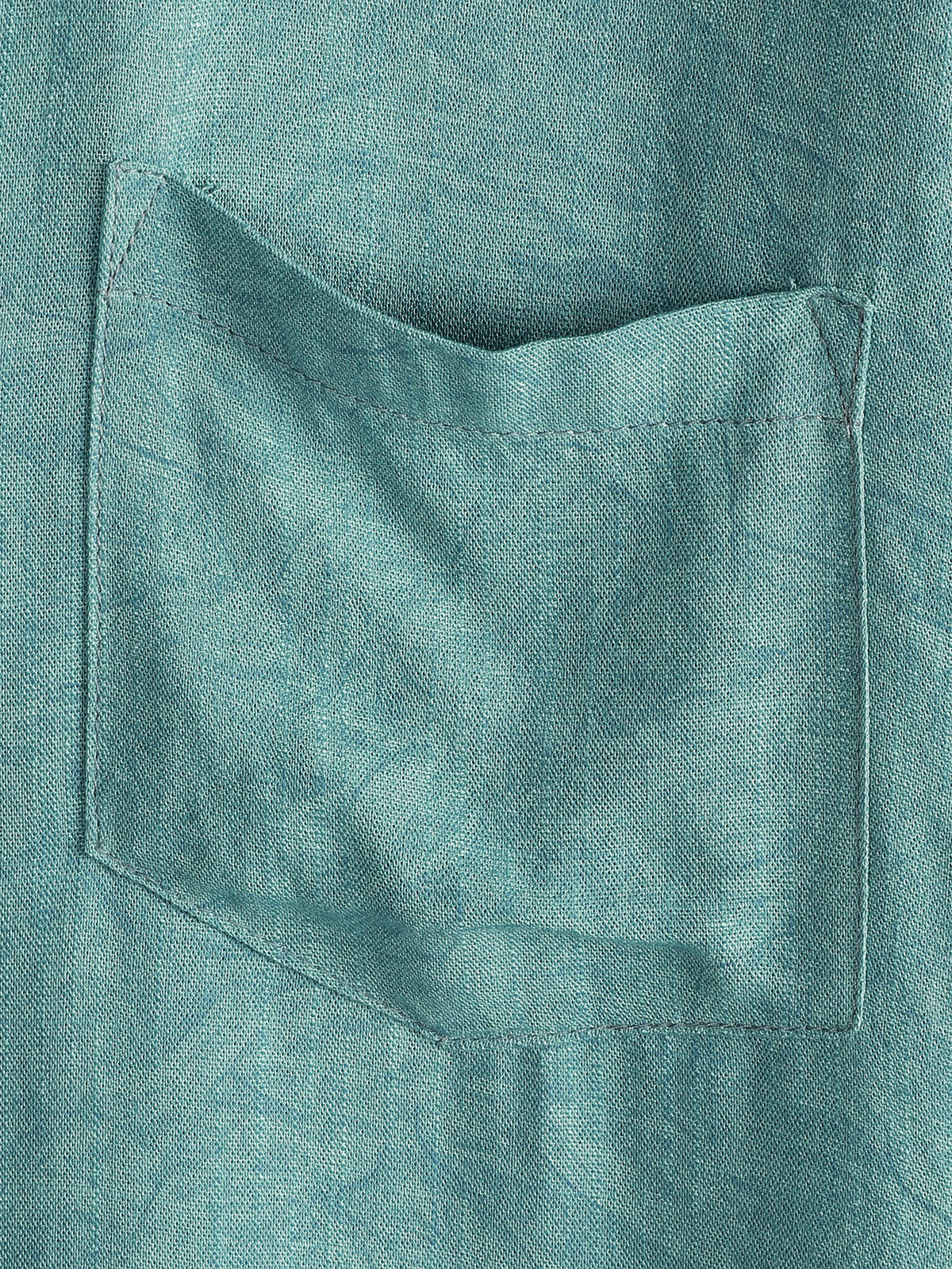 Men's Summer Holiday Green Casual Vintage Short Sleeve Shirt