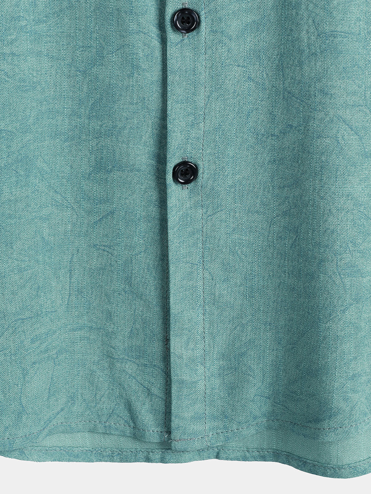 Men's Summer Holiday Green Casual Vintage Short Sleeve Shirt