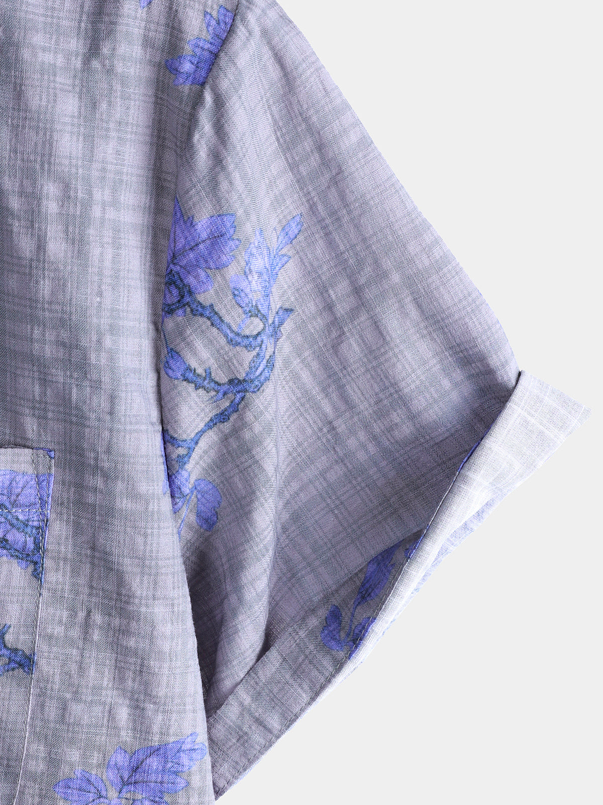 Men's Floral Print Breathable Short Sleeve Hawaiian Shirt