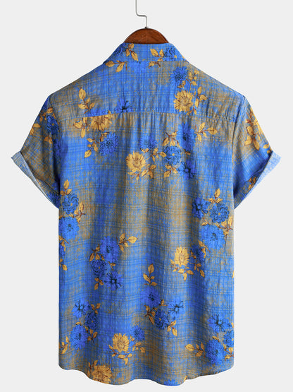 Men's Summer Breathable Short Sleeve Hawaiian Shirt