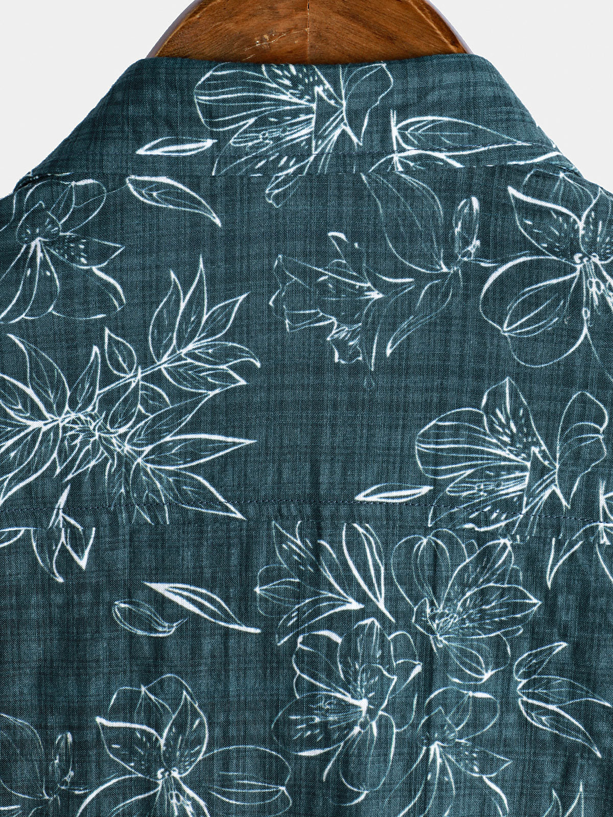 Men's Exotic Botanical Graphic Breathable Cotton Tropical Style Short Sleeve Resort Shirt