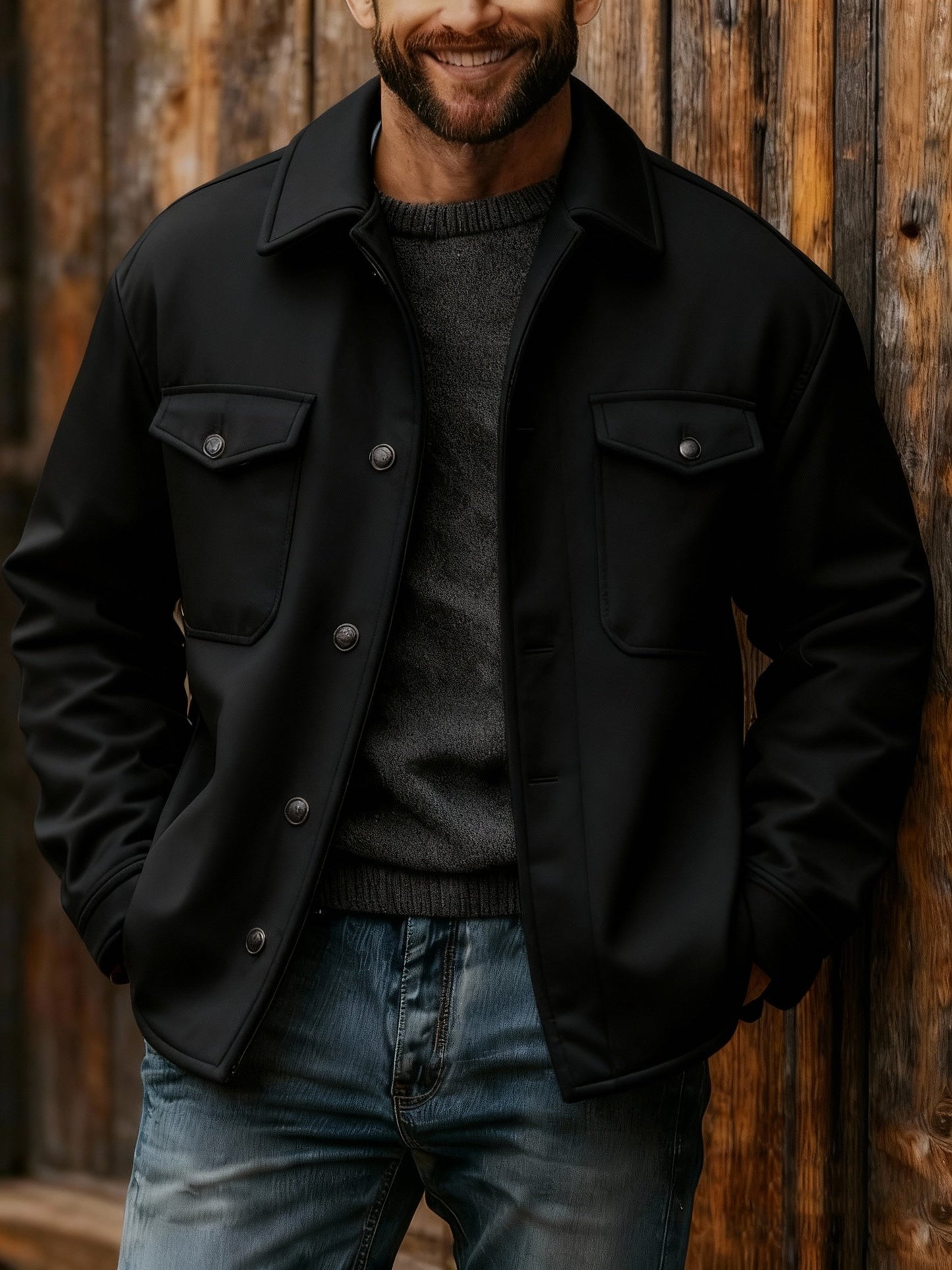 Men's Retro Christmas Jacket