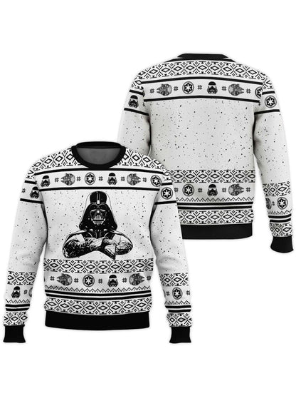 Fun Print Planet Darth Vader Sweatshirt - Unisex