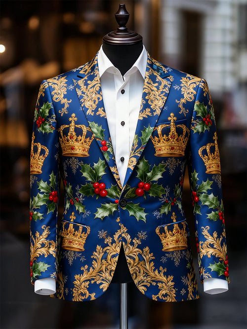 Men's Business Casual Christmas Suit Outerwear