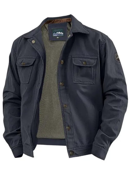 Men's Vintage Outdoor Multi-Pocket Jacket