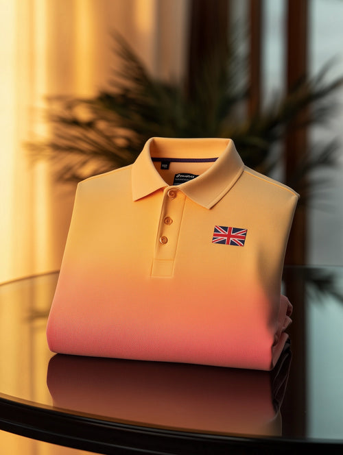 Men's Classic Business Old Money Button Short Sleeve Polo Shirt