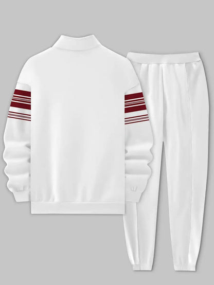 Relaxed Zipper Long Sleeve Two Piece Set