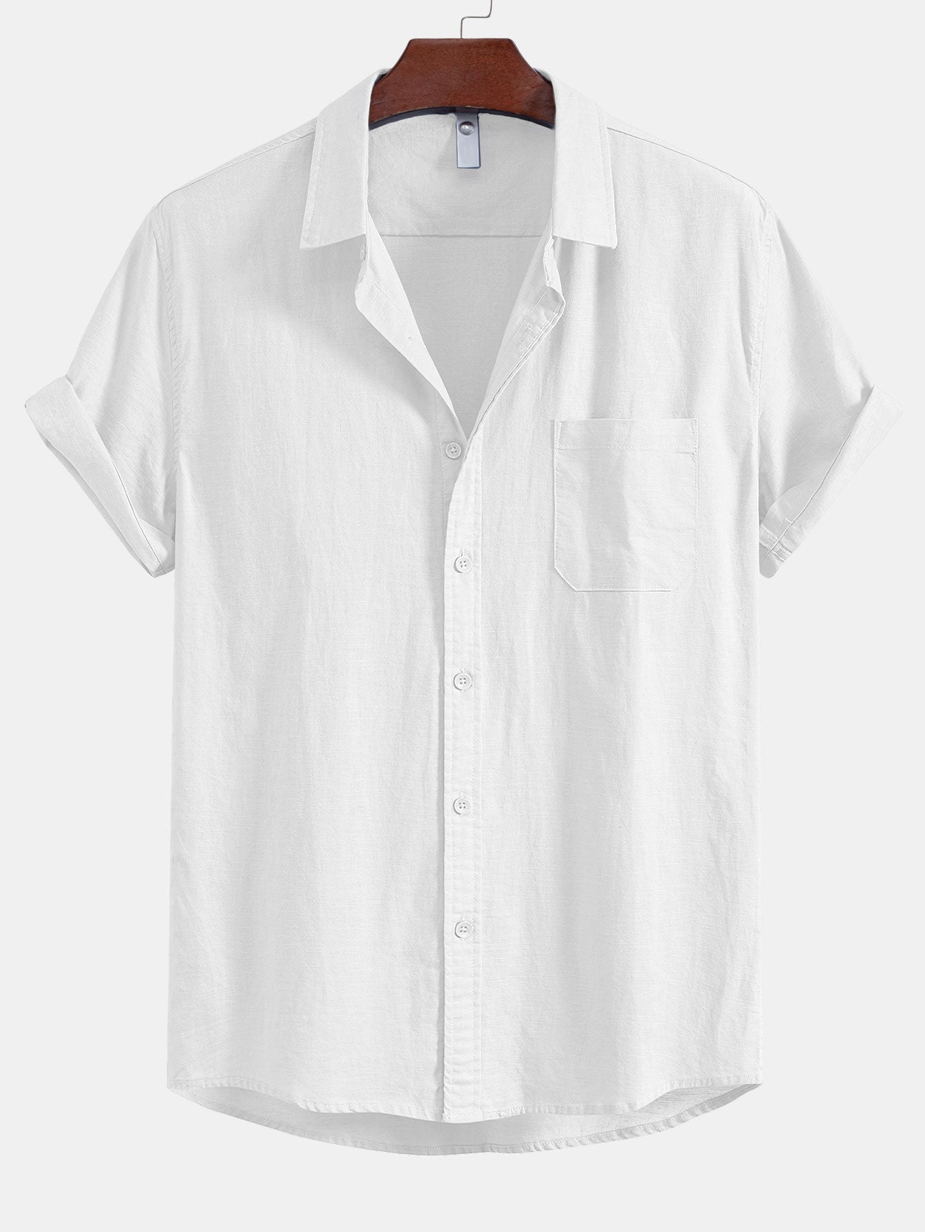 Linen Pocket Button Up Shirt