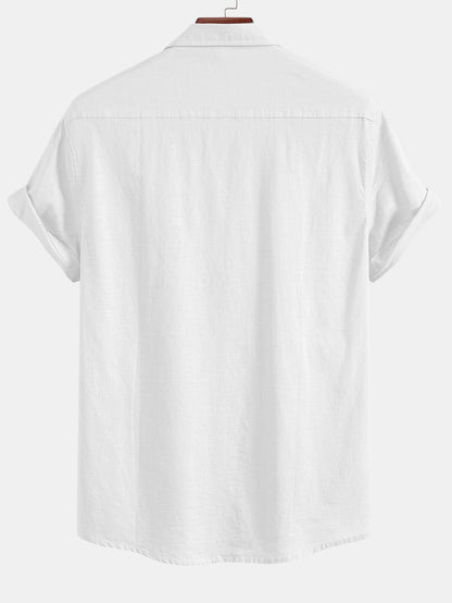 Linen Pocket Button Up Shirt