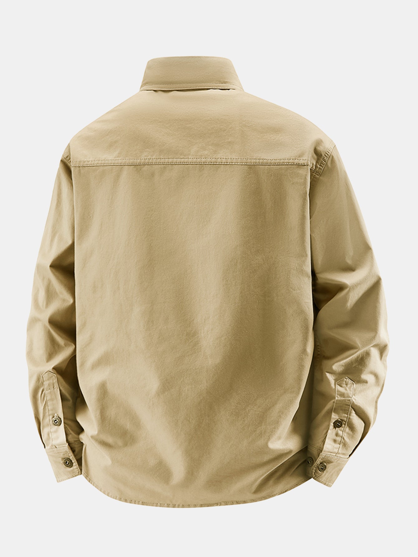 Long Sleeve Utility Shirt With Pockets