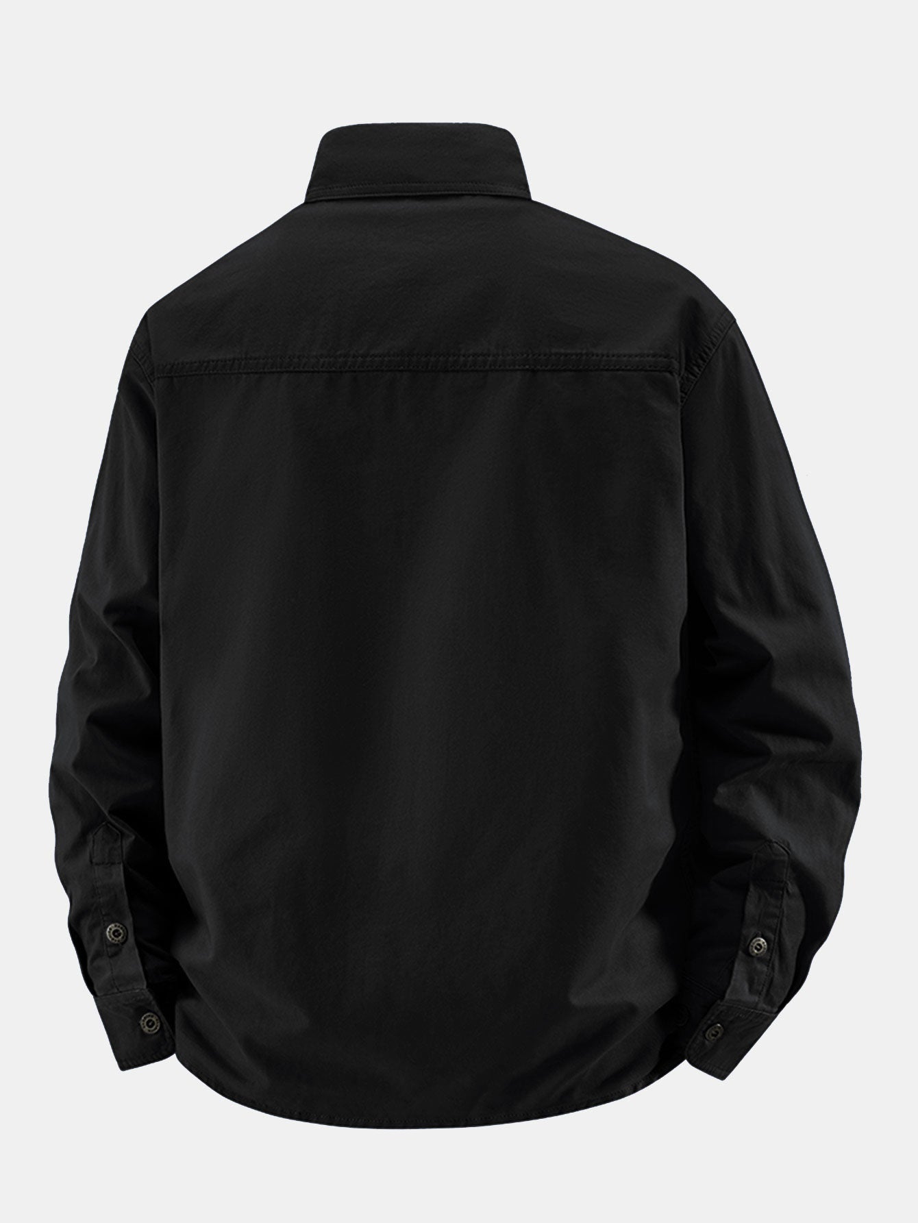 Long Sleeve Utility Shirt With Pockets