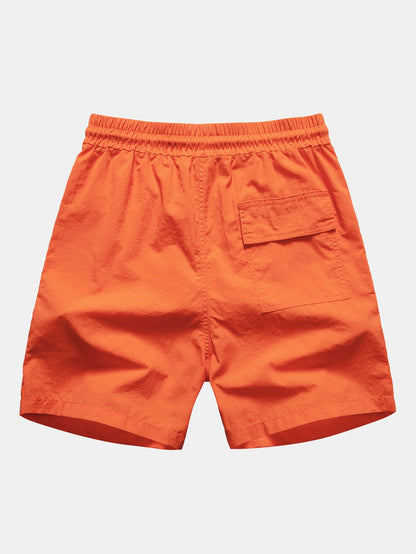 3 Pieces Man Mid Length Drawstring Swim Shorts