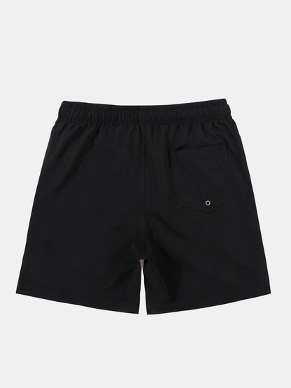 Contrast Waistband Swim Shorts