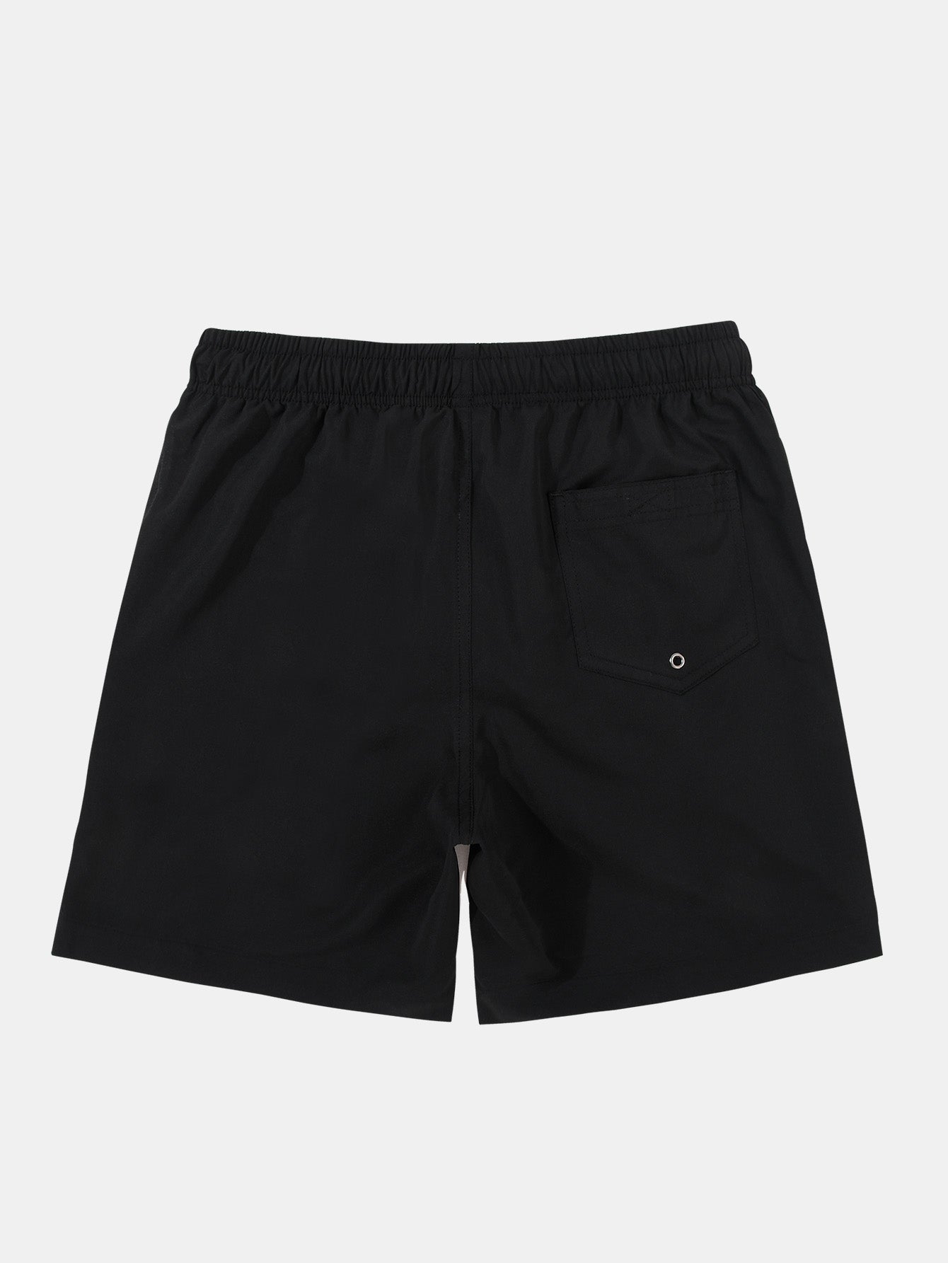 3 Pieces Contrast Waistband Swim Shorts