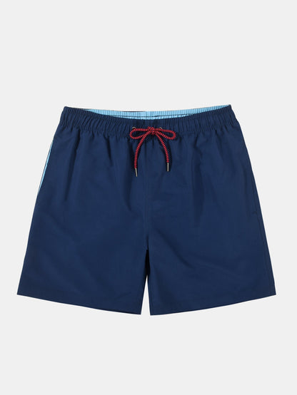 Contrast Waistband Swim Shorts