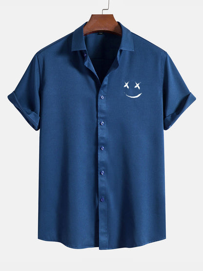 Smile Face Graphic Shirts
