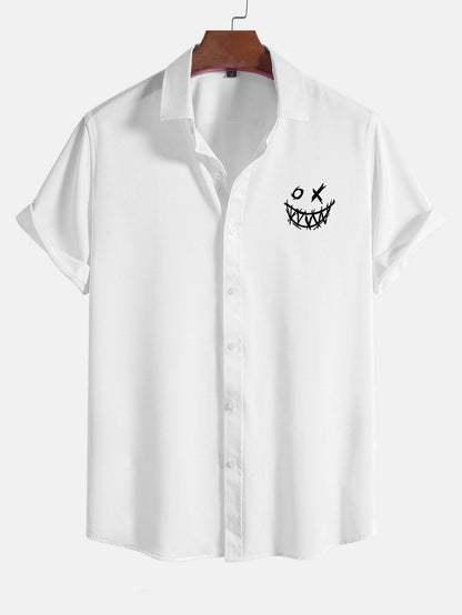Grimace Print Button Up Shirt