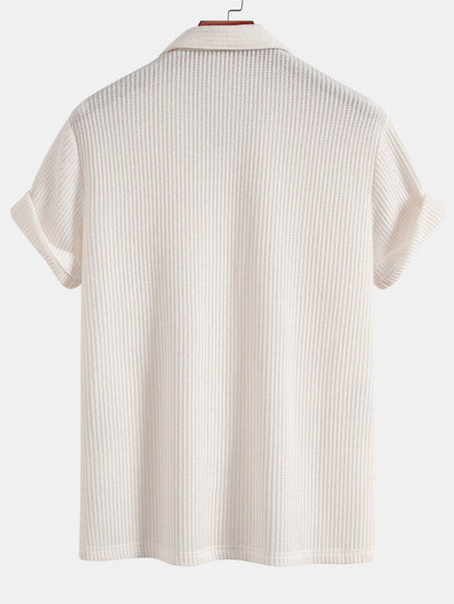 Waffle Button Up Shirt