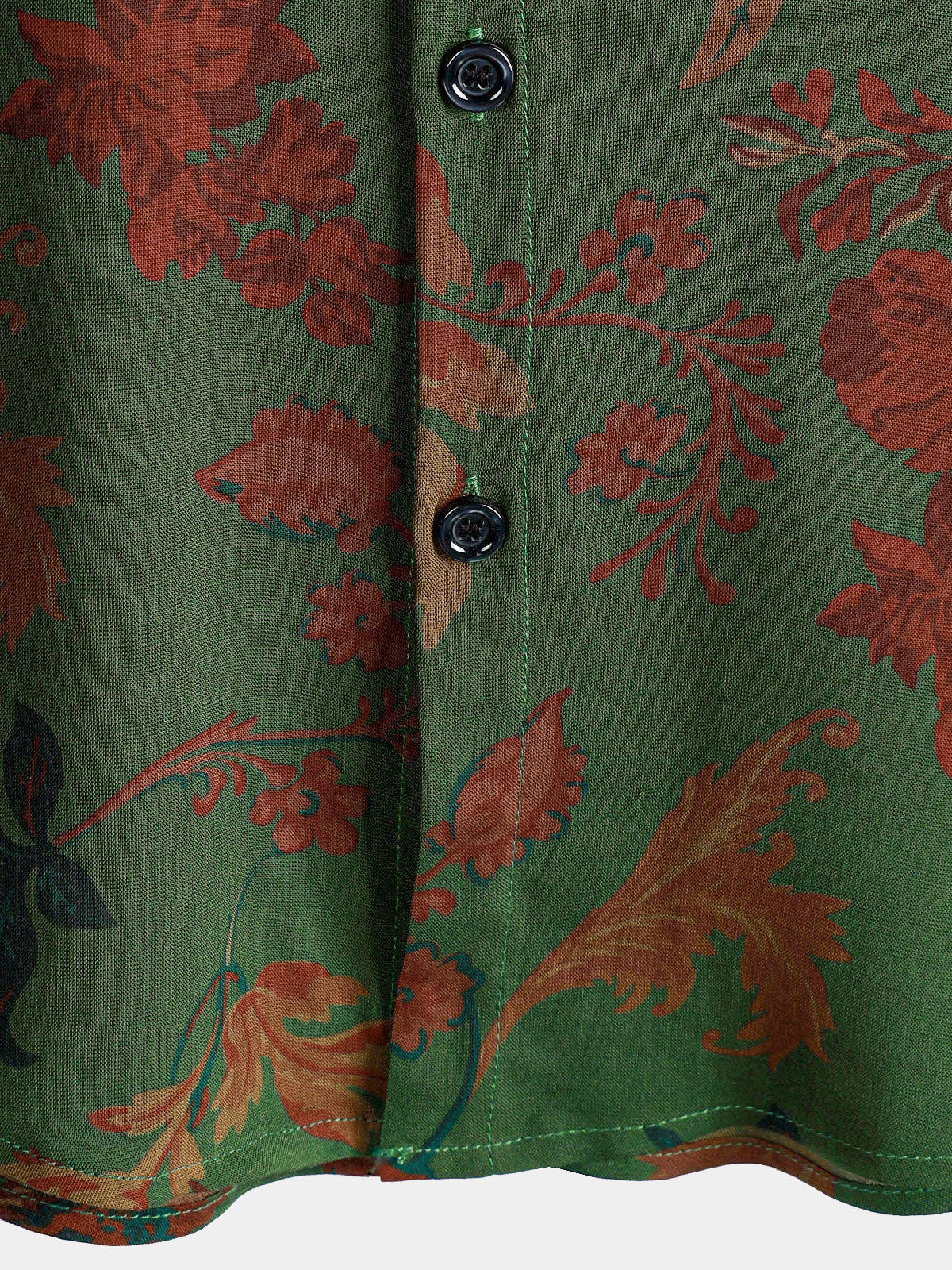 Men's Vintage Style Summer Casual Print Short Sleeve Shirt