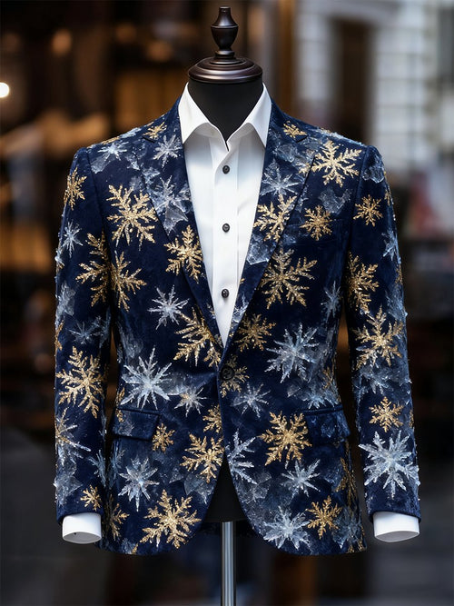 Men's Business Casual Christmas Suit Outerwear