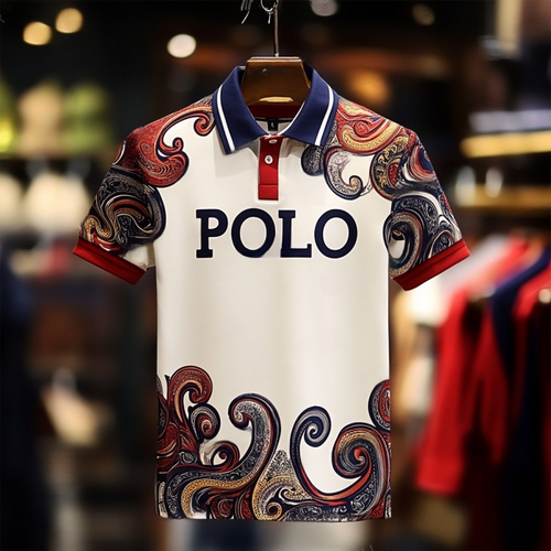 Luxury Business Casual Vacation Short Sleeve POLO Shirt