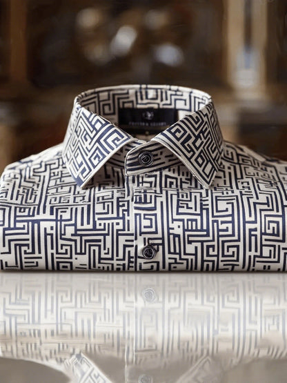 Men's Vintage Luxury Long Sleeve Shirt