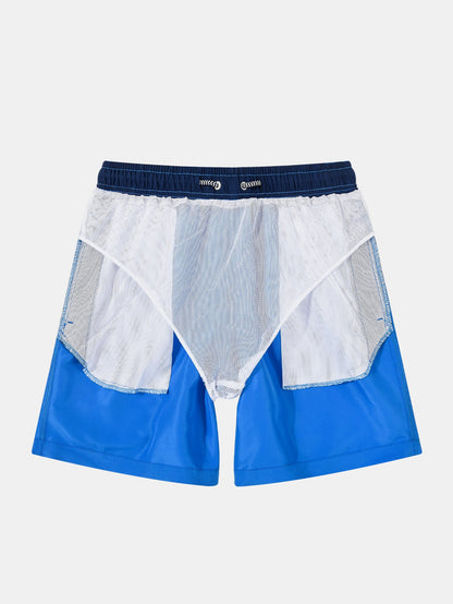 Contrast Waistband Swim Shorts