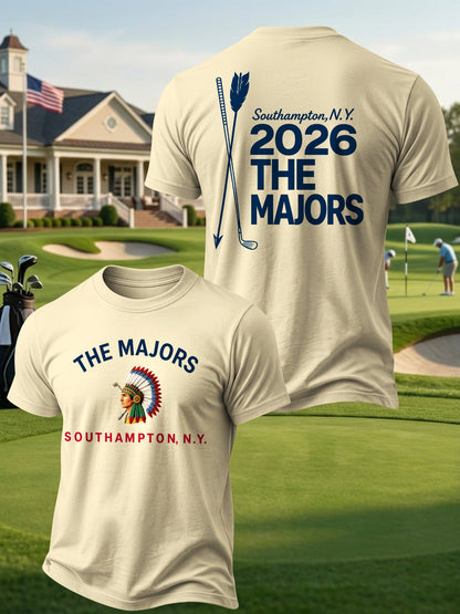 Men's Golf Enthusiast Printed Casual Tops