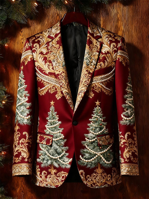 Men's Business Casual Christmas Suit Outerwear