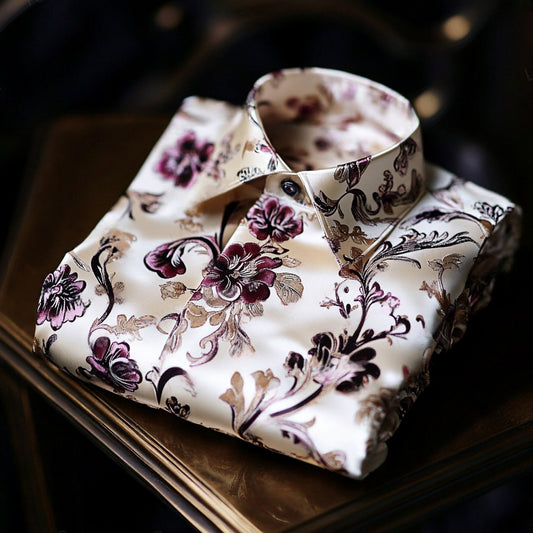 Porcelain Floral Shirt Men's Shirts