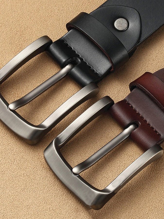 Men's Vintage Outdoor Distressed Leather Belt