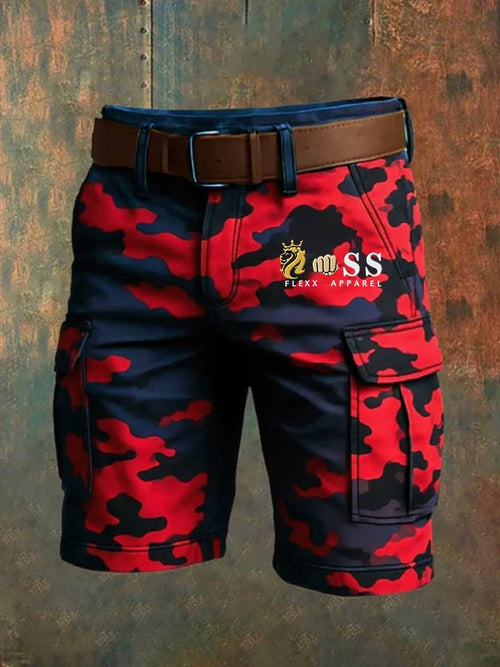 Men's Casual Retro Camouflage Overalls