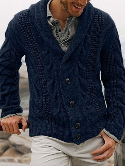 Men's Vintage Knit Cardigan