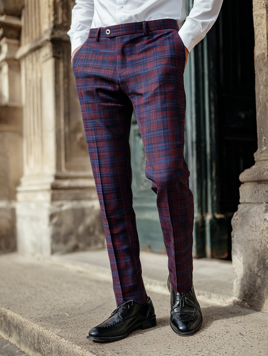 Men's Casual Luxury Suit Trousers
