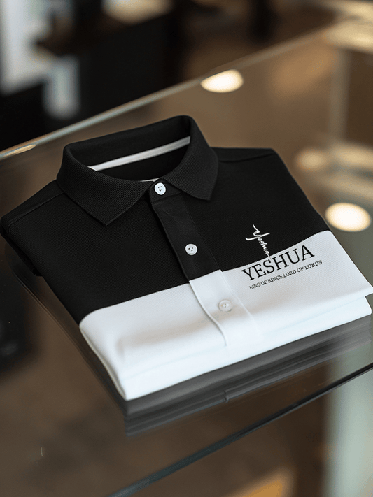 Men's Faith Printed Casual Polo Shirt