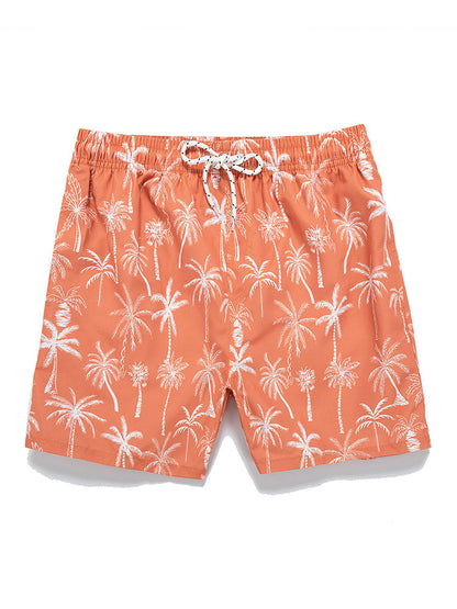 Palm Tree Print Swim Shorts
