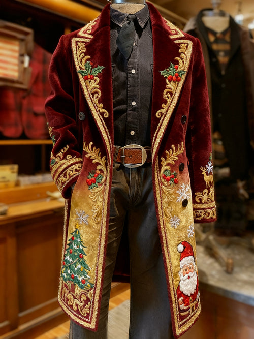 Men's Vintage Christmas Party Casual Jacket