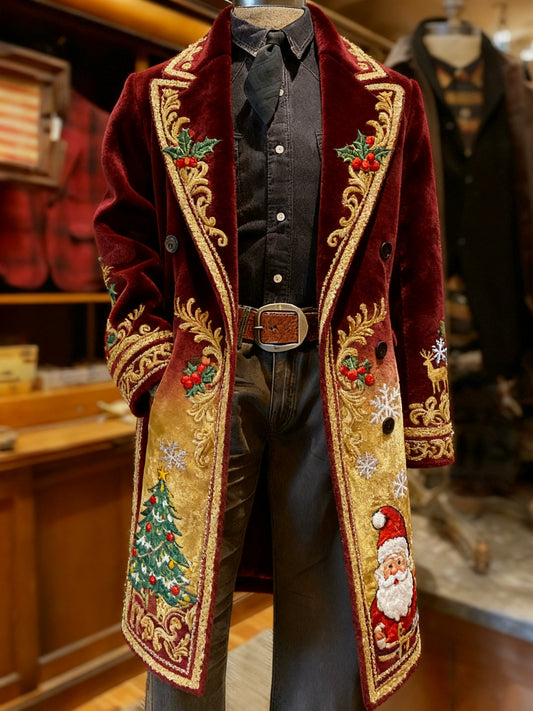 Men's Vintage Christmas Party Casual Jacket